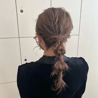 ロング ヘアアレンジ SALOWIN川崎WEST店所属・🌷川崎/アレンジ/ 暖色ボブ/コトネ🌷のヘアスタイル