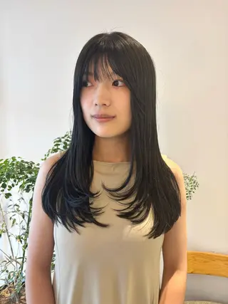 ロング カラー 透明感カラー/ レイヤーkotonoのヘアスタイル