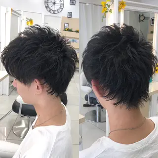 メンズ 崎山 紗吏のヘアスタイル