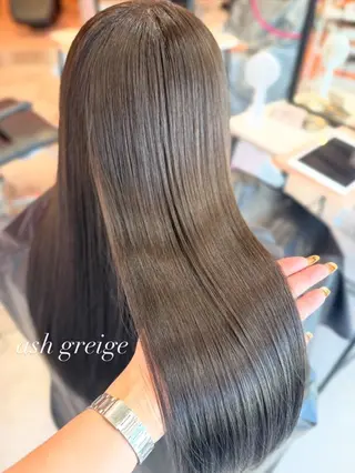 カラー 艶盛れ透明感カラー/ kanna🖤のヘアスタイル