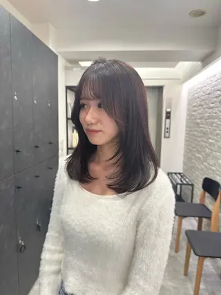 ミディアム カラー 銀座/ヘアセット シマムラ ミホのヘアスタイル