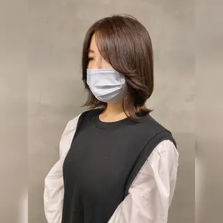 ミディアム 艶髪/髪質改善/ MONSO山本のヘアスタイル