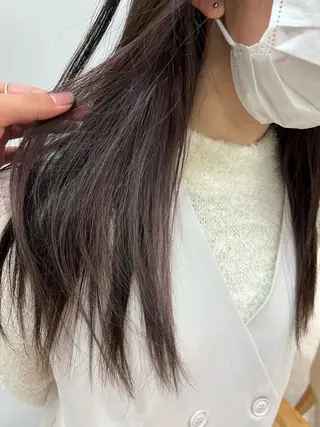 ロング カラー ハイトーン/ウルフ /レイヤー/坂野幸伸のヘアスタイル