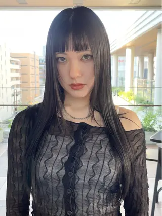 ロング 園田 渉 ◤SHIKIO◢のヘアスタイル
