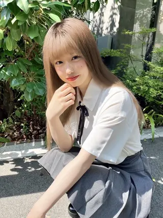 カラー 🤍JUICE原宿店 🤍officialのヘアスタイル