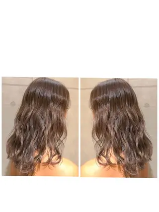 セミロング カラー ブリーチ/髪質改善 🍊店長MASAKiのヘアスタイル