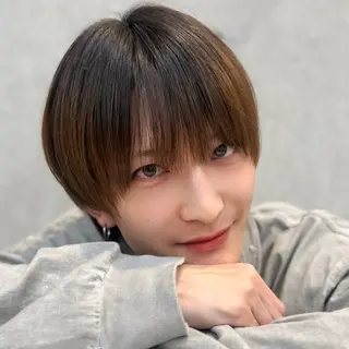 ミディアム カラー パーマ メンズ メンズZina代表 田端 麗治のヘアスタイル