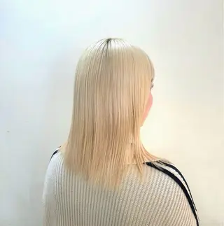 ミディアム カラー 🪐レイヤー/ボブ/ 艶髪/加野彩果🪐のヘアスタイル