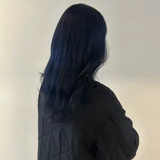 ロング カラー nonoka オリーブ/グレージュのヘアスタイル