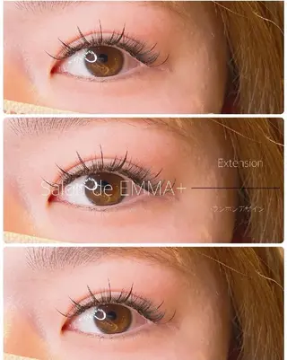 マツエク・マツパ EMMA plus．のマツエク・マツパデザイン