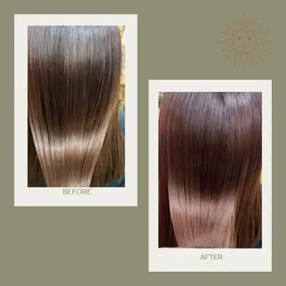 セミロング カラー ❤︎大人シック ベージュrihoのヘアスタイル