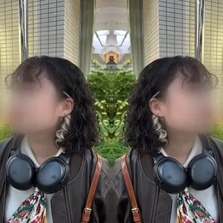 ショート パーマ ☻モエカ/ハイトーン アレンジ☻のヘアスタイル