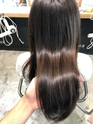 ロング カラー 舘野 太嘉宏のヘアスタイル