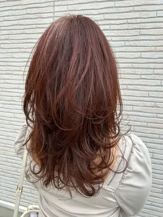 セミロング foglia所属・foglia🌼 根本結衣のヘアスタイル