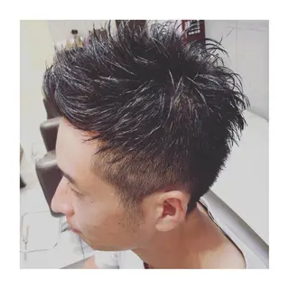 ショート メンズ 大栗 佑也  髪質改善のヘアスタイル