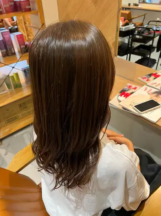 セミロング カラー Love&Hair Breit/店長下川のヘアスタイル