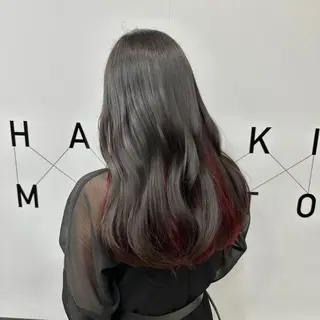 ロング カラー HARUKI MINATO japan 仙台店所属・✨【髪質改善/縮毛 矯正】✨ゆうほのヘアスタイル