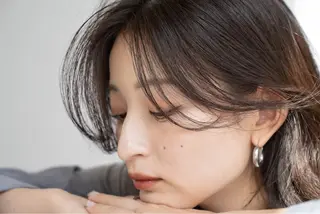 COA銀座所属・ブラウンカラー/ グレージュ 村上廉のヘアスタイル