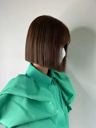 ショート ワンホンレイヤー 福岡天神RAIRAのヘアスタイル