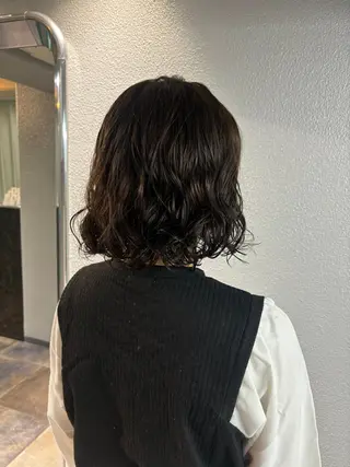 ミディアム 三軒茶屋/レディース カット/Momoのヘアスタイル