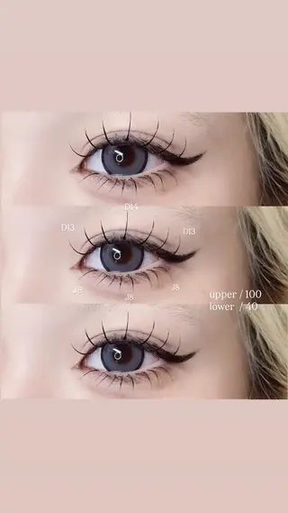 マツエク・マツパ Mell Yuuna ♡パリエク /束感のマツエク・マツパデザイン