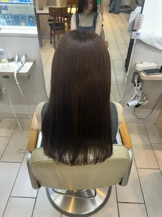 ロング カラー 鈴木 珠奈のヘアスタイル