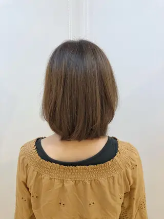 ミディアム カラー 齋藤 らいのヘアスタイル