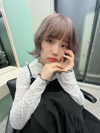 ミディアム カラー IROW/イロウ天神 大名店 yamaのヘアスタイル