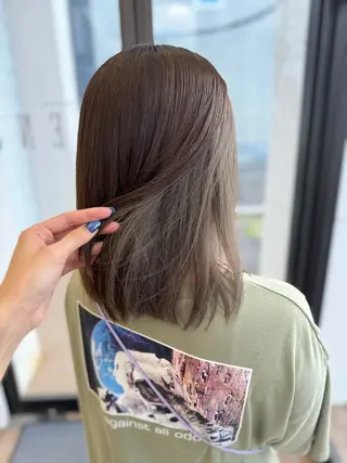 ミディアム 🇰🇷韓国風顔周り NANAMI🇰🇷のヘアスタイル