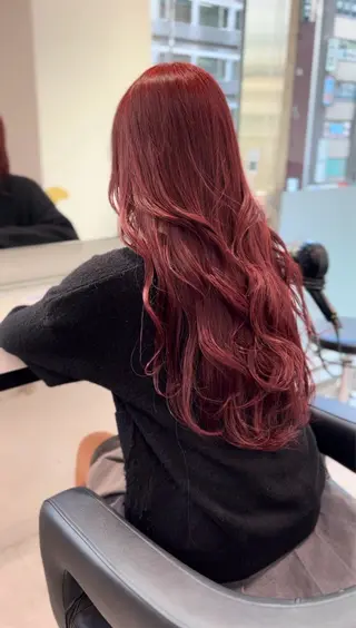 ロング カラー ヘアアレンジ ブリーチ無し透明感 🕊AZUSAのヘアスタイル