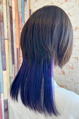 カラー 田中 恵美のヘアスタイル