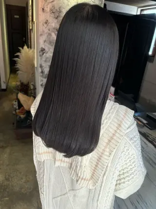 ロング 佐藤 千文のヘアスタイル