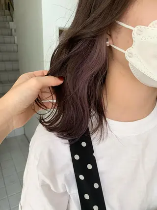 ミディアム カラー 🎀taro ブリーチなしカラーのヘアスタイル