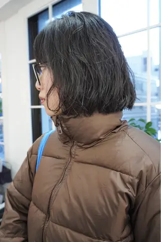 ショート カラー パーマ レイヤー／似合わせ TAKUYAのヘアスタイル