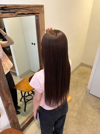 ロング カラー sion karin୨୧˙˳⋆のヘアスタイル