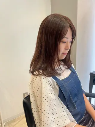 セミロング カラー 🍨モテベージュ🩰 miraiのヘアスタイル