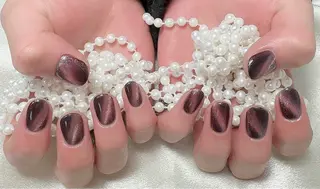 ネイル kao nail マグネット/長さだしのネイルデザイン