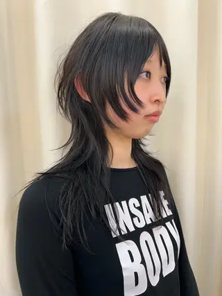 ロング haco＋所属・圧倒的デザイン力 店長🎨RENAのヘアスタイル