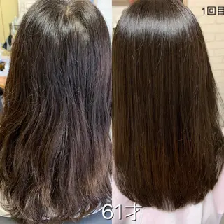 ロング カラー 佐治 加奈子のヘアスタイル