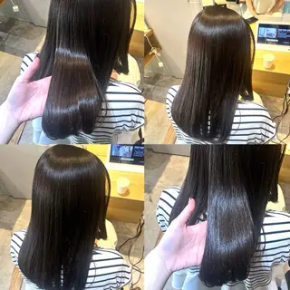 ロング カラー ラフィスヘアードープ所属・👑髪質改善wカラー /ハイトーン/アユカのヘアスタイル