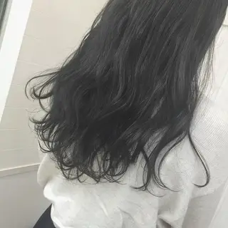 ロング カラー 前髪顔周り✂️店長 ❤️アマミヤ❤️のヘアスタイル