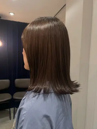 ミディアム カラー soto.所属・HARUHI 銀座 美容師౨ৎ⋆˚のヘアスタイル
