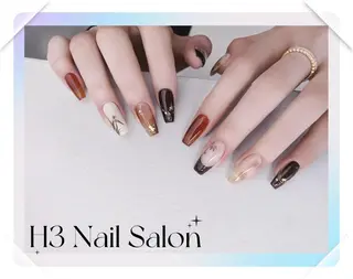 ミディアム H3 ネイル サロンのネイルデザイン