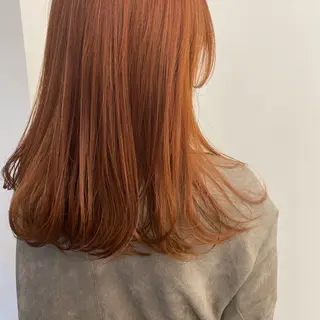 ロング カラー 松本 茜のヘアスタイル