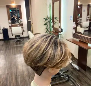 ショート カラー メンズ 高取 大将のヘアスタイル