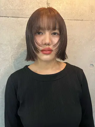 ショート レイヤーカット\ウル フ　chinatsuのヘアスタイル