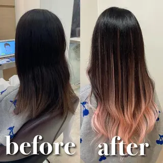 ロング カラー シールエクステ/ 髪質改善💐yuuのヘアスタイル