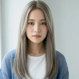 ロング 縮毛矯正特化 コグスリのヘアスタイル