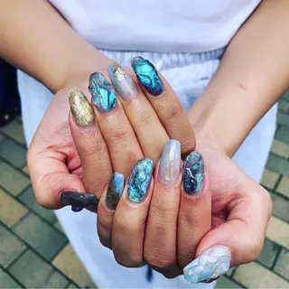 ネイル nail salon  AlgeTy所属・✴︎:.｡. MAKI.｡.:✴︎のネイルデザイン