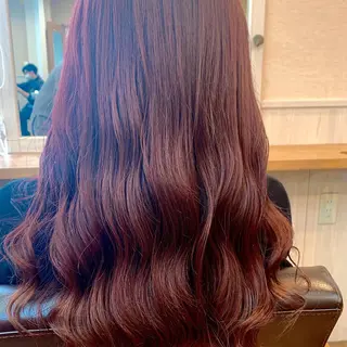 ロング カラー NUMBER_ ユイナのヘアスタイル